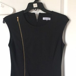 Calvin Klein Zipper Dress, Black 6